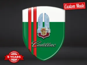 Cadillac Pegatina Silicona Deporte Cúpula Tuning Logo Limitado ST